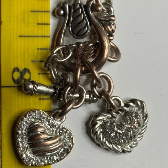 Premier Designs Silver Heart Charm Necklace - Picture 3 of 3